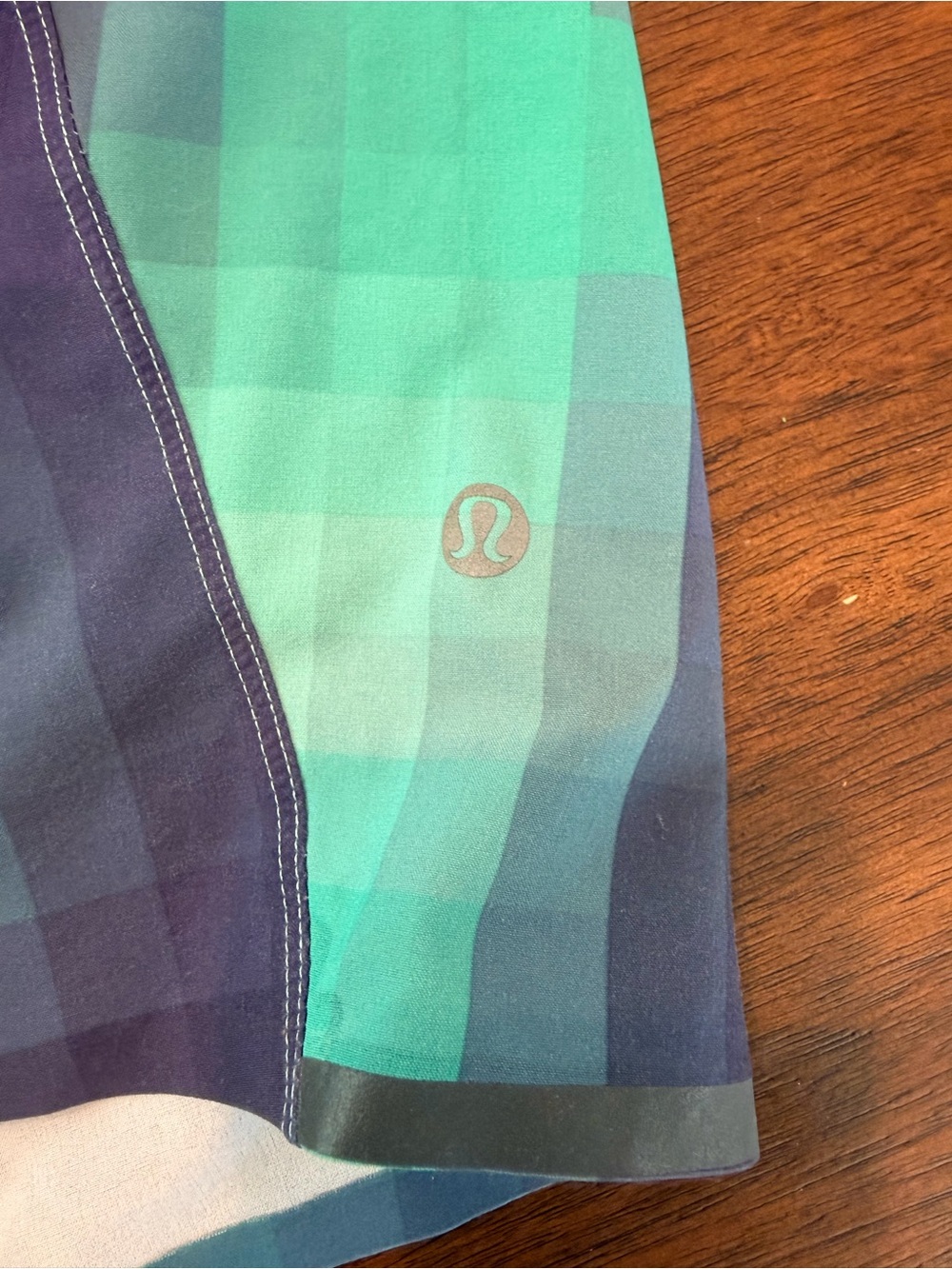Lululemon Running Shorts Multicolor Pixel Print Rare - Picture 2 of 4